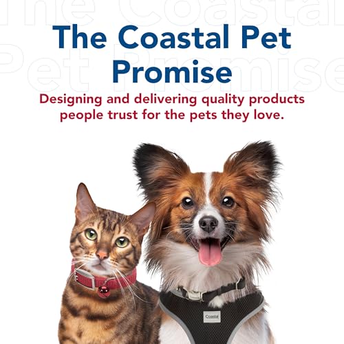 Coastal Pet Safari Double Row Comb - Helps Dry Skin - For Flea Prevention and Detection in Pets with Short and Long Hair