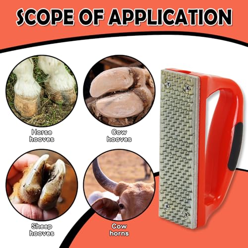 Mini Hoof Rasp for Horses Portable – Carbon Steel Farrier File Trimming Tool