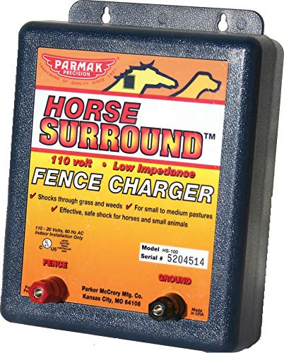 Parmak HS-100 110-20-Volt Horse Surround Low Impedance Electric Fence Charger