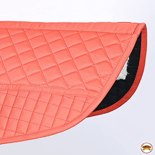 HILASON Western All Purpose Horse English Saddle Pad | All-Purpose - color: Orange