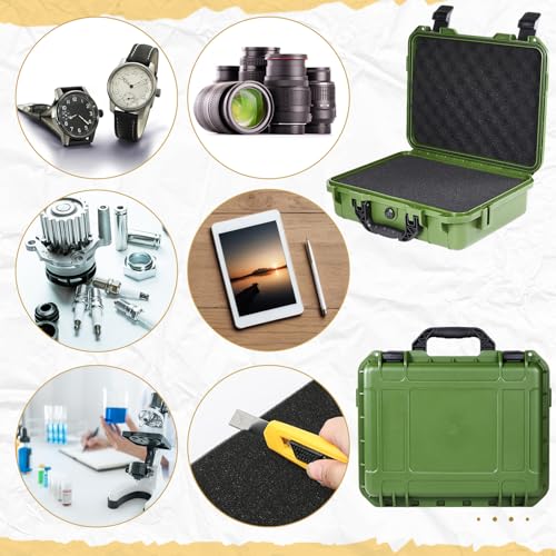 Relaxweex 8.5 x 6.5 x 3.7 Inch Hard Case, Grid Shell, Green - color: Green, size: 8.5 x 6.5 x 3.7 Inch, style: Grid Shell
