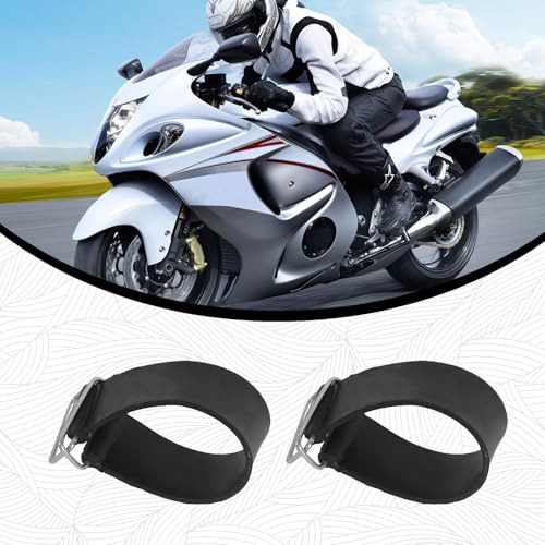 4PCS Rubber Band Straps Battery Box Tie Down Strap Stretchable Battery Tie Fixed Strap Holder Moped Belt with Metal Buckles for ATV Scooter Motorcycle Accessories Parts Black - size: 4PCS