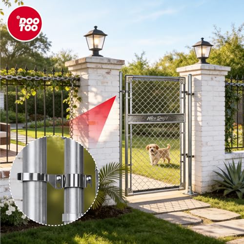 Stainless Steel 1-7/8" x 2-3/8" Chain Link Gate Latch (Fit 1-7/8" Gate Frame), Heavy Duty Chain Link Fence Gate Fork Latch with Hole for Padlock 1Pack - color: 1-7/8"x2-3/8"