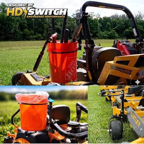 Retractable 6-Way Clamp-On Universal Mount 5 Gallon Bucket Holder