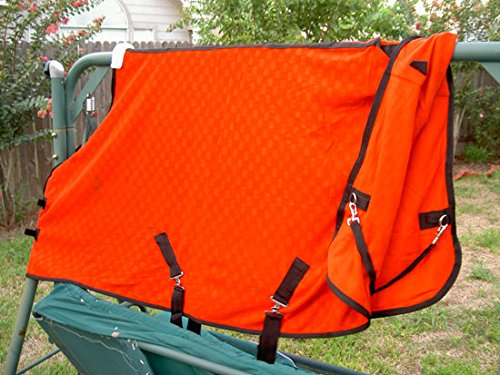 CHALLENGER 62" Horse Exercise Sheet Polar Fleece Cooler Blanket Red Wicks Moisture 4334 - size: 62"