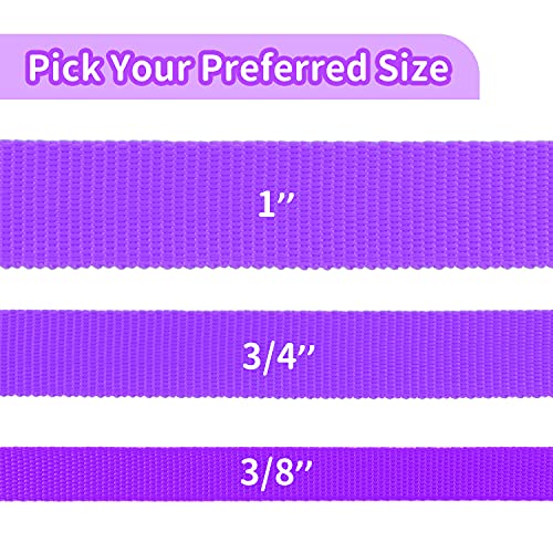 HIKISS Long Dog Leash Obedience Recall Training Agility Lead with Thickening Material for Large Dog - 15ft 20ft 30ft 50ft 100ft Training Leash(Purple 15ft) - color: T8:Large Dog Thicken purple, size: 15 Feet