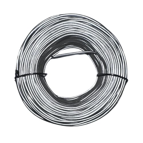Western Steel & Wire #16 Gauge Galvanized Tie Wire, 1 lb Coil 100 ft - Zinc Coated Bendable Steel Wire for Construction, Fencing, Bailing Wire, Craft Wire - size: Galvanized Annealed