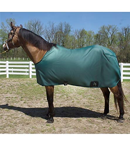 Jacks Imports Nylon Stable Sheet Closed Front BLACK 80"