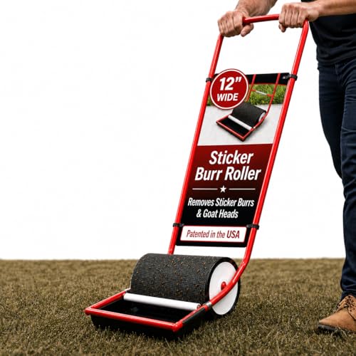 The Ultimate Sticker Burr Roller Tool for Your Yard - (12" Wide Roller)