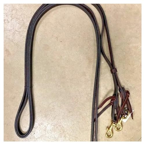 Tucker 5/8in Split Reins w/Brass Hardware