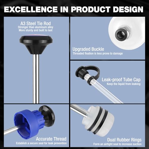WORKPRO 200CC Manual Fluid Extractor - size: 200cc