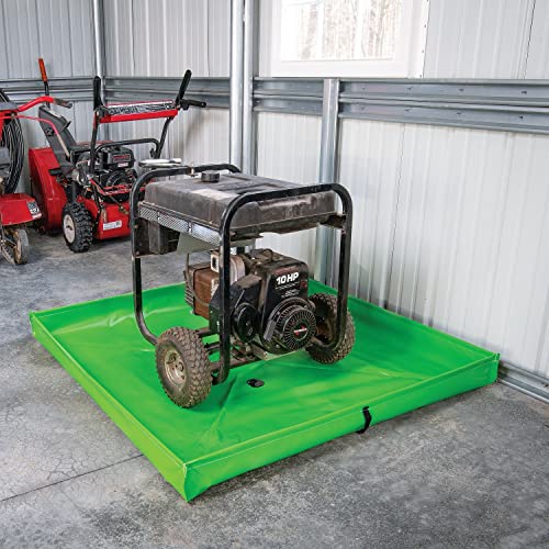 PIG Containment Tray - Collapsible Utility Tray - 48” W x 48” L x 4.75” H - PM50786 - size: 48" x 48" x 4.8"