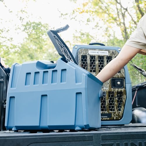 GUNNER 50 Lb Dog Food Storage Container, Blue, IP66 Waterproof, Airtight - color: BLUE - 50 LBS, size: 50 lbs