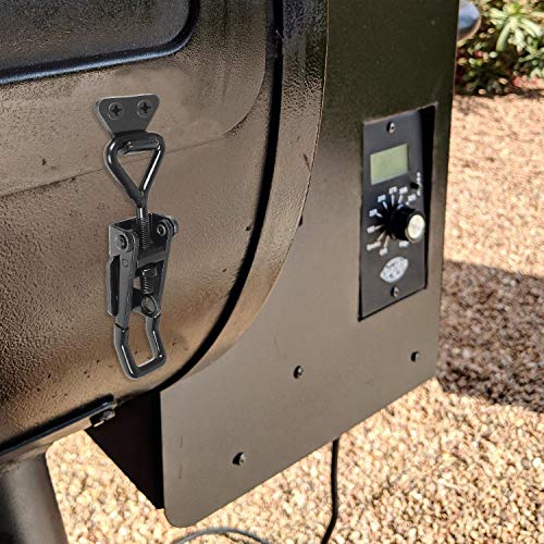 4PCS Toggle Latch Clamp 660 lbs Adjustable Toggle Latch Black Toggle Clamp GH-4003 Lockable Quick Release Pull Latch Hasp Metal Draw Latch for Door, Box Case Trunk, Smoker Door, Jig - color: Black-4pcs-660lbs