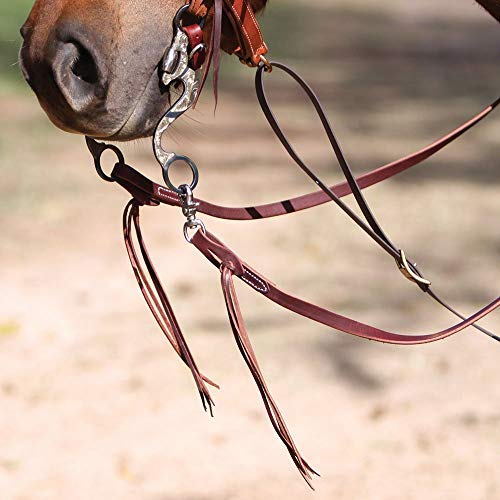 Wildfire Cowboy Tack 1/2in x 8ft 2 String Roping Reins Lati