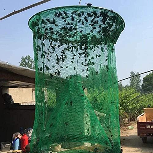 8 Pack Ranch Fly Trap, 2026 New Hanging Fly Catcher, The Most Effective Trap Ever Made with Pots, Cage Catcher for Indoor and Outdoor, Family Farms, Park, Restaurants