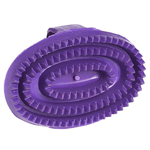 Partrade Trading Corporation Junior Soft Rubber Curry Comb Purple