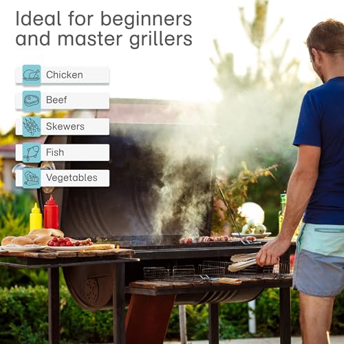 Polder Stable-Read Instant Read Thermometer, Digital Thermometer for Cooking, Food Thermometer, Cooking Thermometer with Easy-to-Read Digital Display