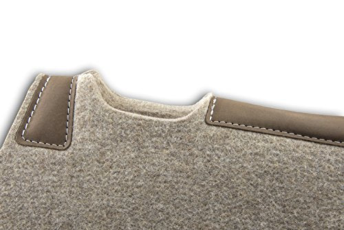 The Montana 100% Extra Fine Wool Made in the USA Saddle Pad by Southwestern 3/4" or 1" Thick and Designer Wear Leather - color: Turquoise Bloom, size: 30" x 30":1" Inch Thick