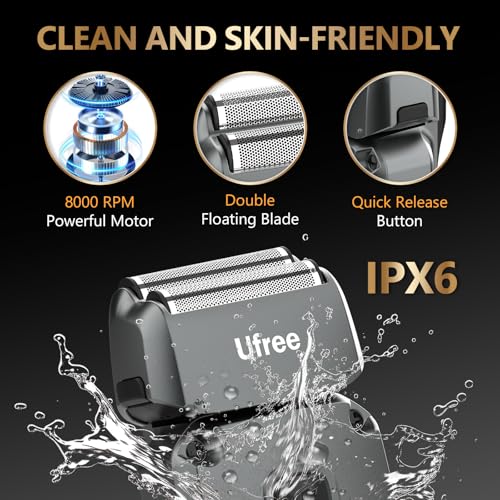Ufree Hair Clippers and Trimmers Set for Men, Electric Razor Foil Shaver - size: 25 Piece Set