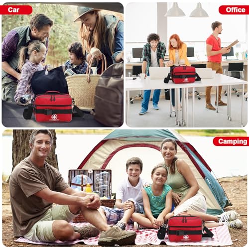 Poygik Premium 420-Piece Large First Aid Kit for Home, Car, Camping