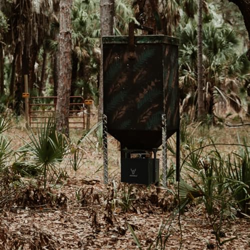 Highwild 12V Digital Deer Feeder Kit for Hunting, up to 8 Feed Times