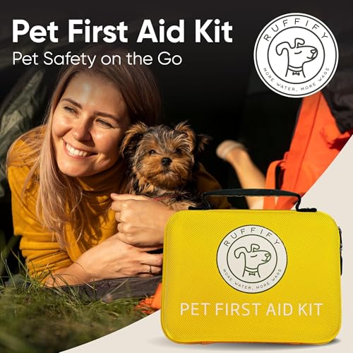 Dog First Aid Kit, Cat and Pet Emergency Kit, Vet Approved, 74 Pcs