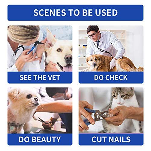 MCHY Inflatable Dog Cone,Adjustable Recovery Collar for Dogs After Surgery,Prevent from Biting & Scratching,Not Block Vision (Blue, XL-Neck 20''- 25'') - color: Blue, size: XL-Neck 20"- 25"