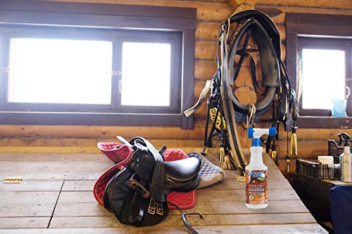 Absolutely Clean Barn, Stall, or Horse Trailer Deodorizer, Natural-Based Cleaning Spray (32oz) - size: 32 Fl Oz (Pack of 1)