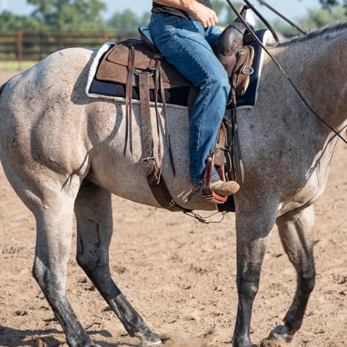 Classic Equine Performance Trainer Saddle Pad, Felt Top, Navy