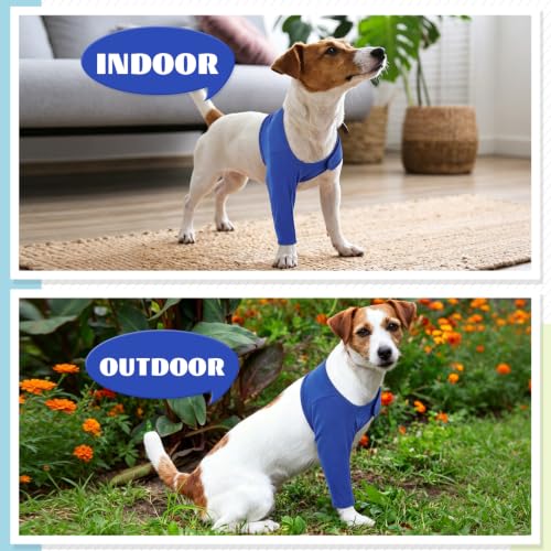 Dog Leg Sleeve to Stop Licking After Surgery Skin Problems Blue S - color: Blue, size: S