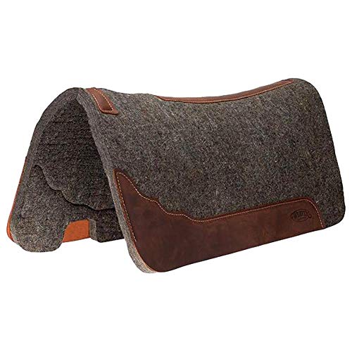 Weaver Equine Premium Contoured 100% Wool Felt Saddle Pad, 3/4"