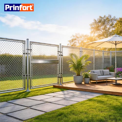 Heavy Duty Stainless Steel 1-7/8" x 1-7/8" Chain Link Fence Gate Fork Latch with Hole for Padlock(Fit 1 7/8" Gate Frame) 1Pack - size: 1-7/8''x1-7/8''-1P