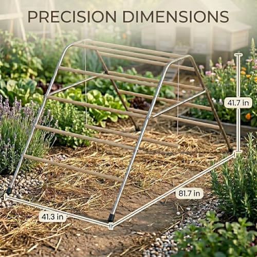 CHIKENCOOP Chicken Coop Roosting Perch Essentials:Perfect for Backyard Poultry, Easy Installation Farm Roost Toys for Chickens(81.7''L x 41.3'' W x 41.7H'') - size: 81.7"L x 41.3"W x 41.7"H