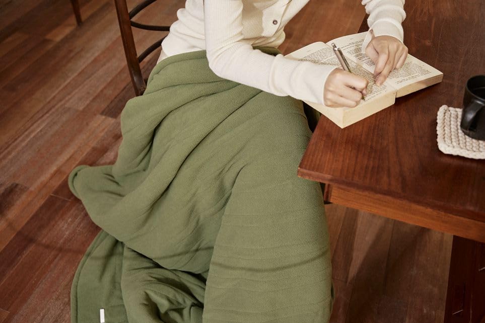 Heated Blanket 50''x60'', Soft Heated Throw Blanket,Green - color: Green, size: 5060