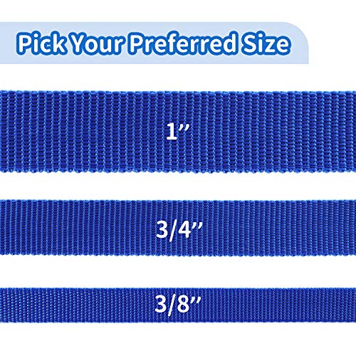 HIKISS Long Dog Leash Obedience Recall Training Agility Lead with Thickening Material for Large Dog - 15ft 20ft 30ft 50ft 100ft Training Leash(Blue 15ft) - color: T2:Large Dog Thicken blue, size: 15 Feet