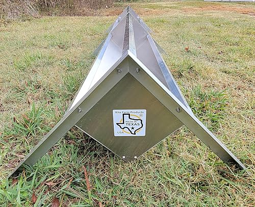 96 Inch 8 Ft Welded Aluminum Sheep & Goat V Trough Feeder with Anchors USA Made