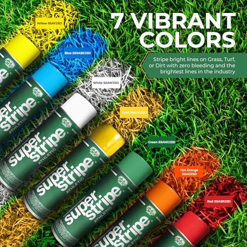 Fox Valley Athletic Field Striping Paint 18 oz Pack of 6, Green - color: Athletic Green