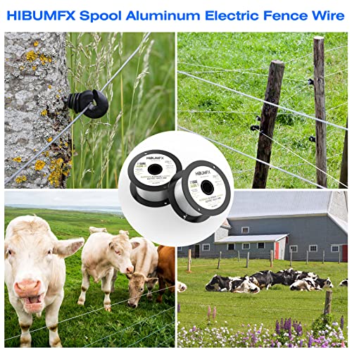 Spool Aluminum Electric Fence Wire 250-Feet 17 Gauge (1)