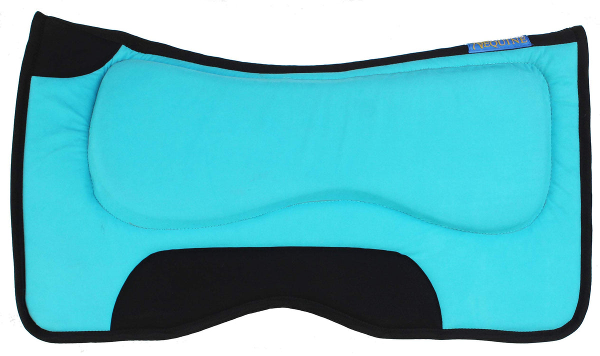 Horse Saddle PAD 32" Western Contoured Neoprene Shock Absorbing 39183 - color: Turquoise