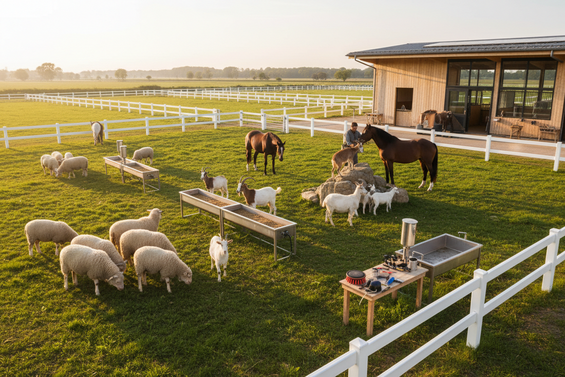 Essential Care Tips and Farm Supplies for Healthy Sheep, Goats, and Horses