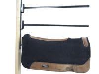 2-Pack Swing Out Blanket Bar: Wall Mounted Horse Blanket Rack & Saddle Pad Holder - Ideal Tack Room Organizer & Horse Stall Accessories