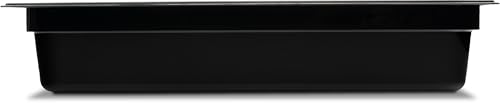 Carlisle FoodService Products 10201B03 StorPlus Full Size Food Pan, Polycarbonate, 4" Deep, Black - color: Black, size: 4", style: Pan