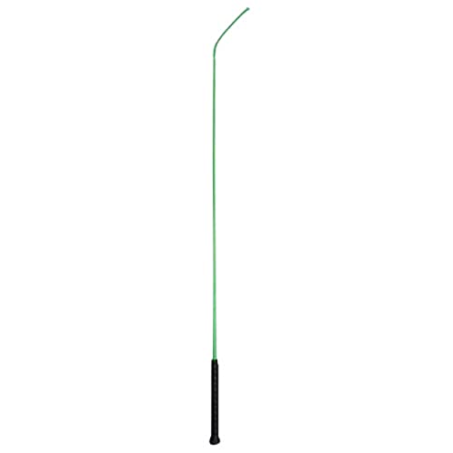Weaver Livestock 36" Dressage Whip Pig Show Whip With Comfort Grip Rubber Handle, Pig Training Whip, Guiding Whip for Show Ring Competition, Lime Zest - color: Lime Zest
