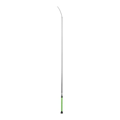 Weaver Livestock Basic Pig Show Whip, Hog Livestock Whip with Braided Nylon Handle, Leather Popper, Lightweight Braided Shaft - color: 36" - Lime Green
