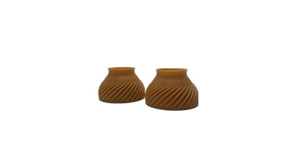 Helo Bell Boots: Extra Large (XL). Heavy Duty Protection. Great for Turnout! Natural Pull On 100% Gum Rubber