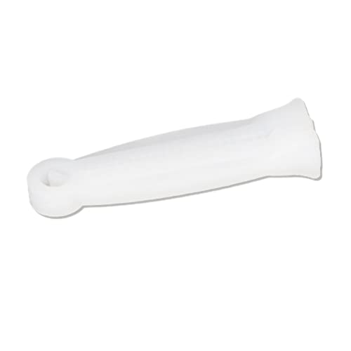 50pcs Disposable Umbilical Cord Clamp Birth Hemostatic Materials,Pig Umbilical Cord Clamp for Animals Puppy Kittens Cow Livestock Sheep,Home Birth Supplies kit，White, 5x1cm