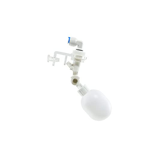 1/4 inch Plastic Adjustable Tube Float Valve Kit (1 Float + 5 Connect) - size: 1 Float + 5 Connect