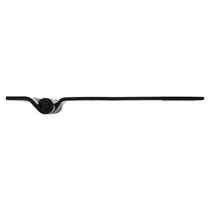 TCH Hardware 2 Pack 8-inch Stainless Steel Strap Tee Hinge, Heavy Duty | Garage, Barn Door, Gate, Shed, Cargo Box, Trailer and Truck Strap T Hinge | (2 Pack, Black) - 505-2208816 - color: Black, size: 8 Inch