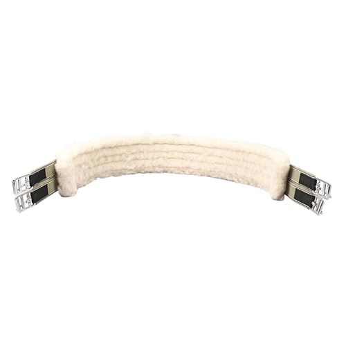 Fleece Padded Horse Girth 32" to 56" - color: Black, size: 32"